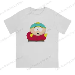 weak dude eric cartman Pure cotton printing men's Tshirt Short Sleeve Tshirts S-southpark Theme Sport Tops
