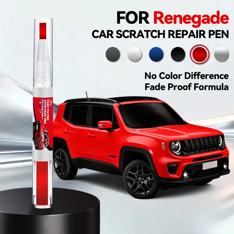 For Jeep Renegade 2014-2025 BU Paint Repair Pen Touch Up Scratch Remover DIY Auto Accessories Black White Yellow Orange Purple
