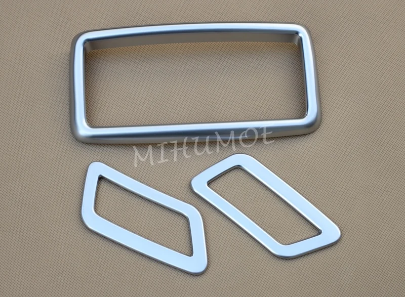 Matte Chrome Dashboard + Rear Armrest Air Vent Cover Trims Surrounds Accessories For 2014-2022 Nissan Rogue Sport X-Trail T32