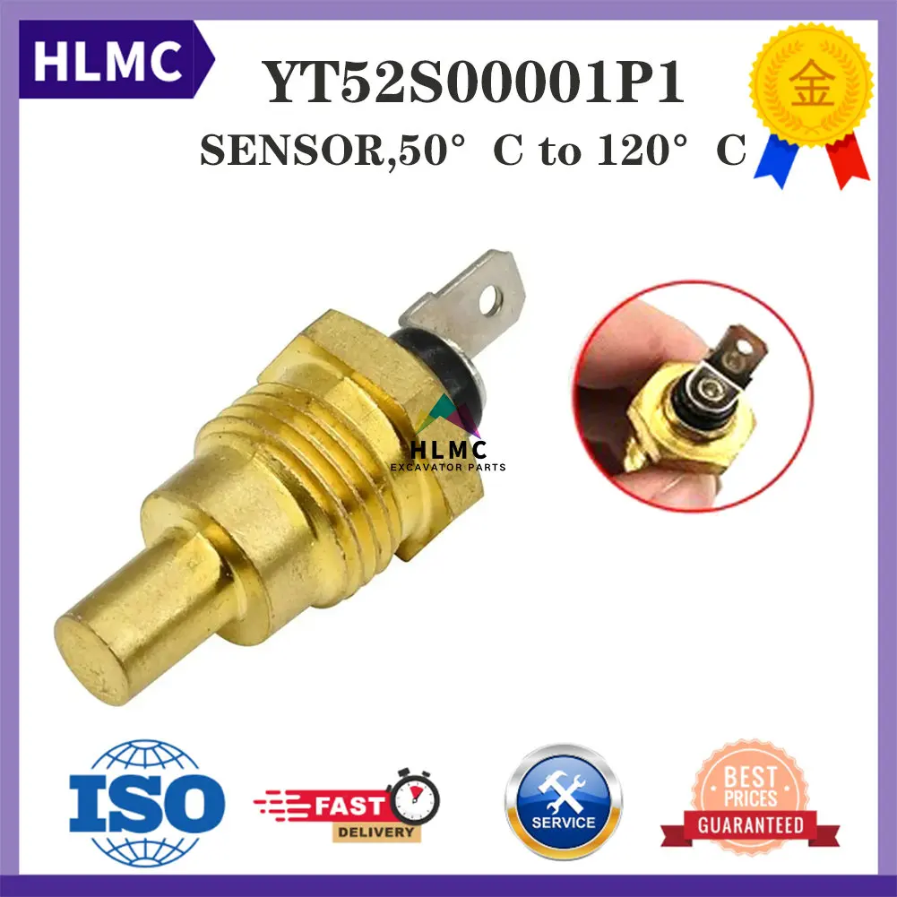 

YT52S00001P1 Water Temperature Sensor Engine Spare Parts 6D34 for Kobelco Excavator SK210-6 SK230-6 SK200-6E SK200-6