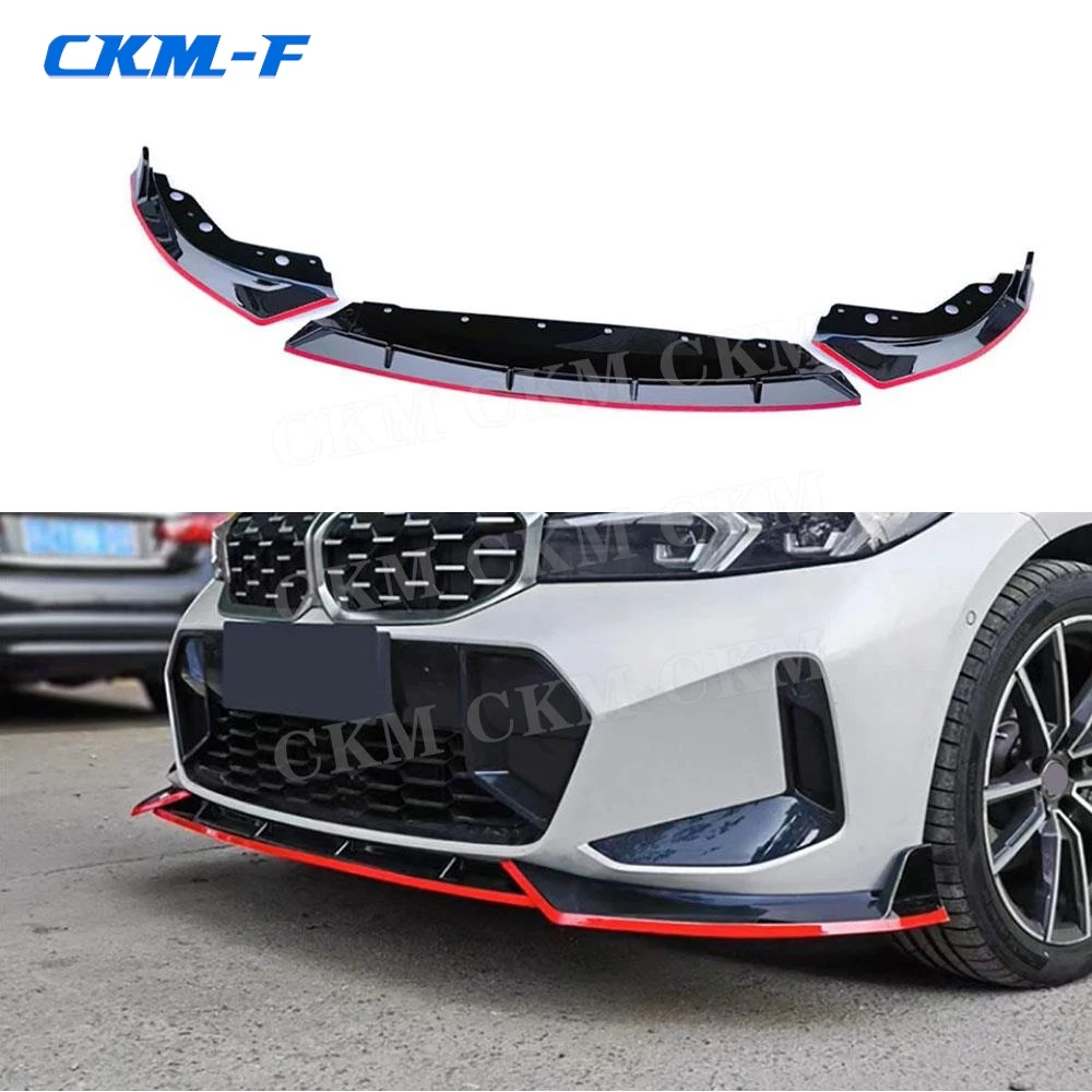 

Car Front Bumper Lip Spoiler Chin For BMW 3 Series G20 G28 M340i 2023+ 3Pcs Front Bumper Lip Guard Styling Body Kits Accessories