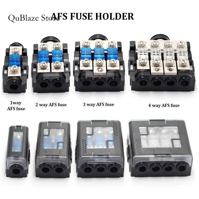 Custom Automotive Mini Waterproof 12V 24V DC Car Audio Anl Fuse Holder Box