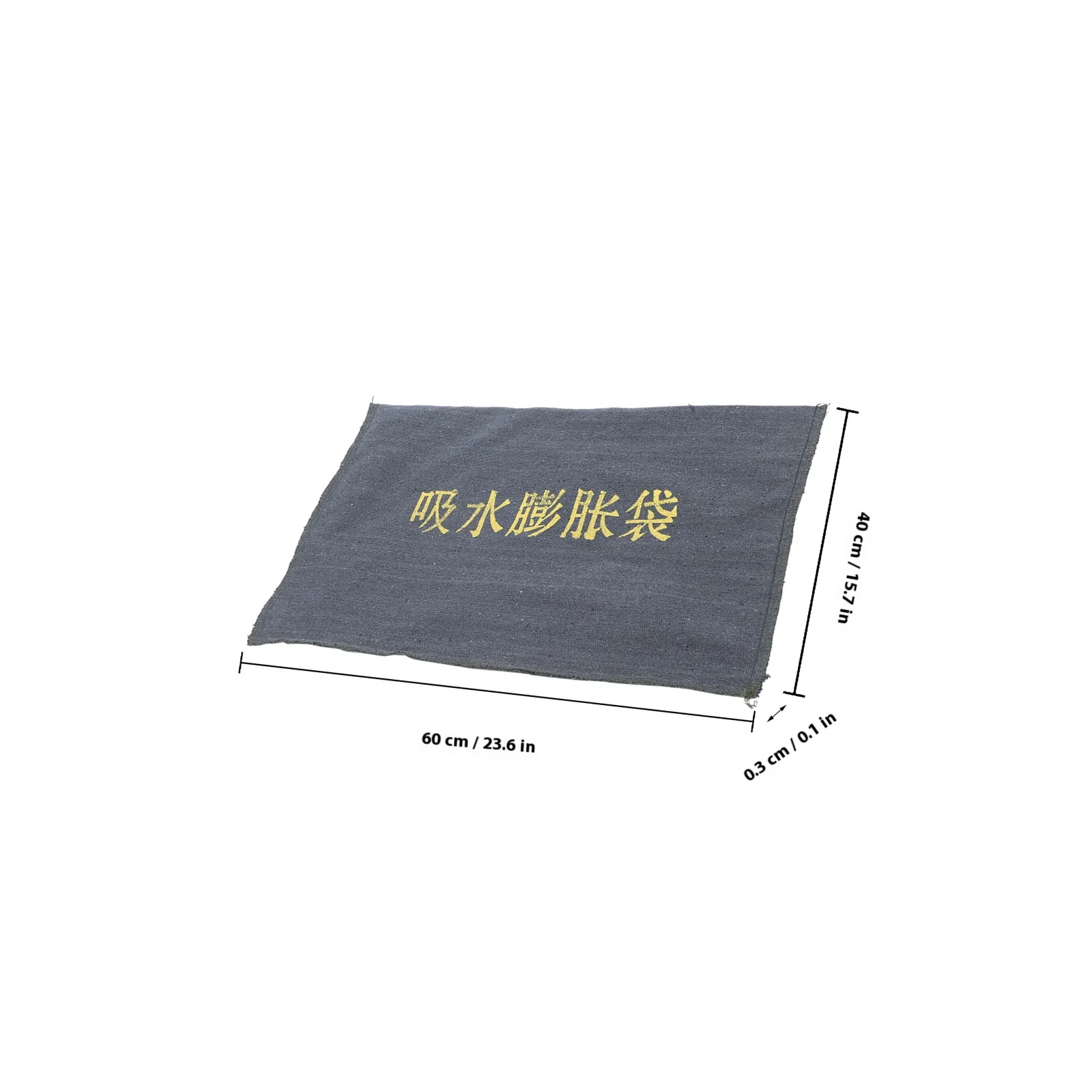 Bolsas de barrera contra inundaciones activadas por agua, bolsas de arena de lona, protección contra inundaciones absorbente reutilizable, prevención del sótano de la entrada del hogar, 2 uds.