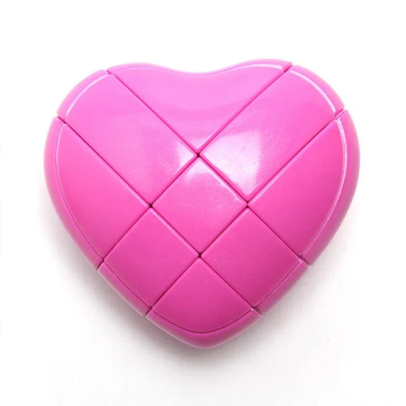 Cuore d'amore Cubo magico 3x3x3 Velocità Puzzle Giocattolo educativo speciale per bambini e bambini Rompicapo Cubing Puzzle educativo per