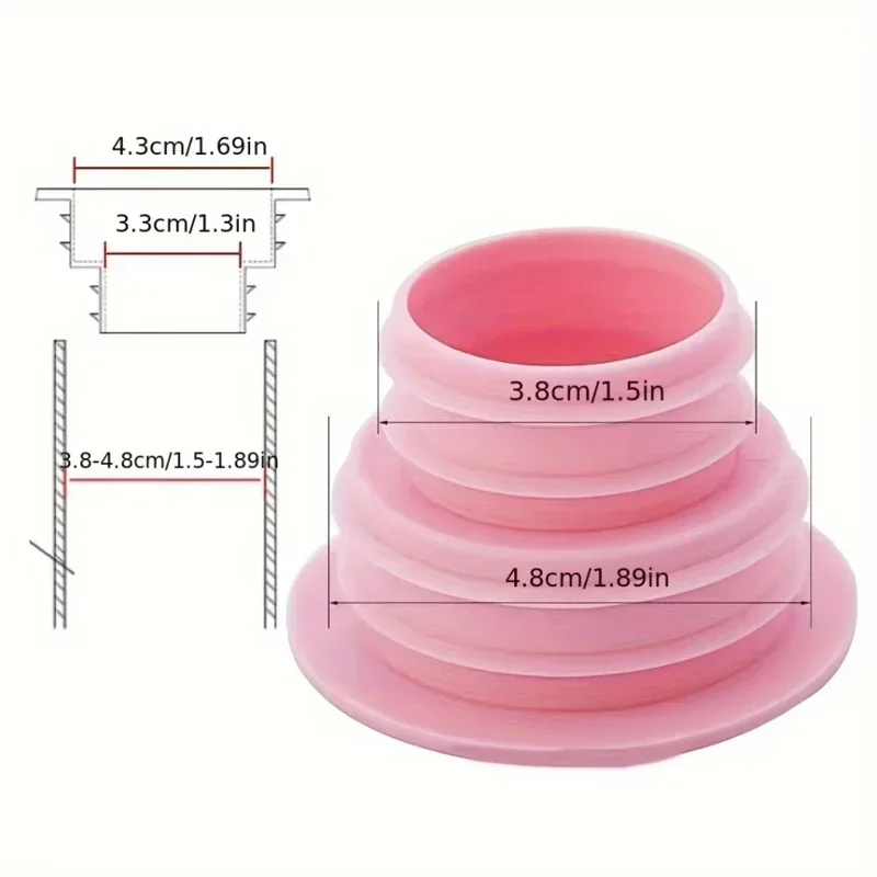 1PC Sewer Seal Ring Kitchen Pipe Deodorant Sealing Plug Floor Drain Seal Washing Machine Drain Pipe