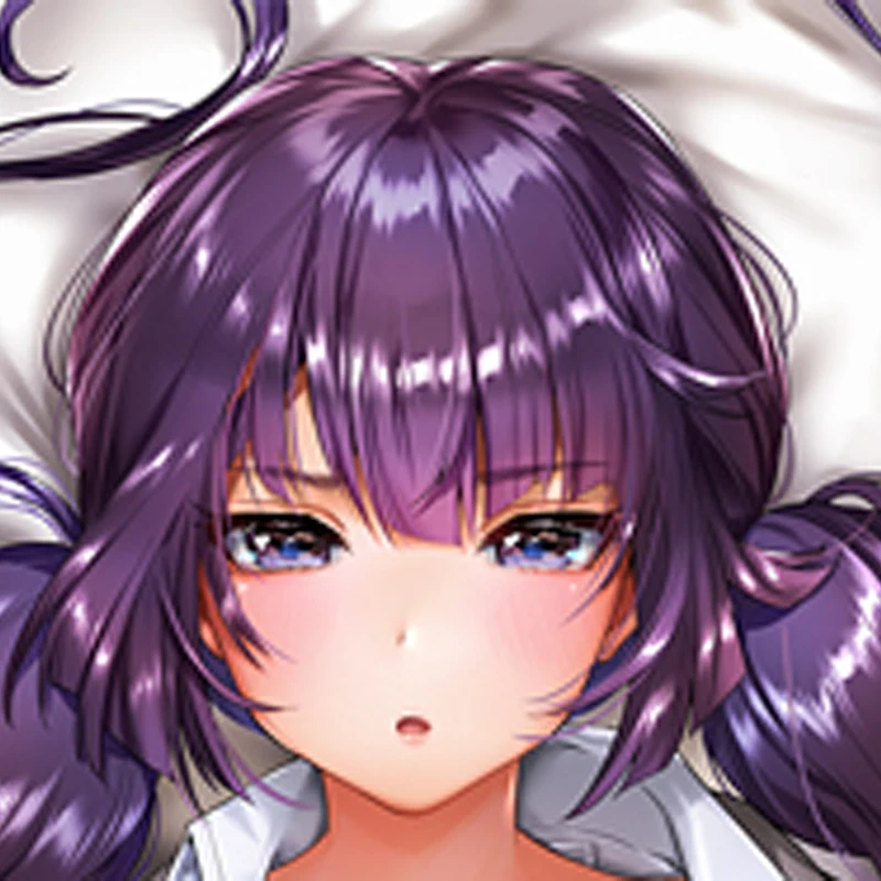 Dakimakura Anime Pillow Case Raiden Shogun Double-sided Print Of Life-size Body Pillowcase Gifts