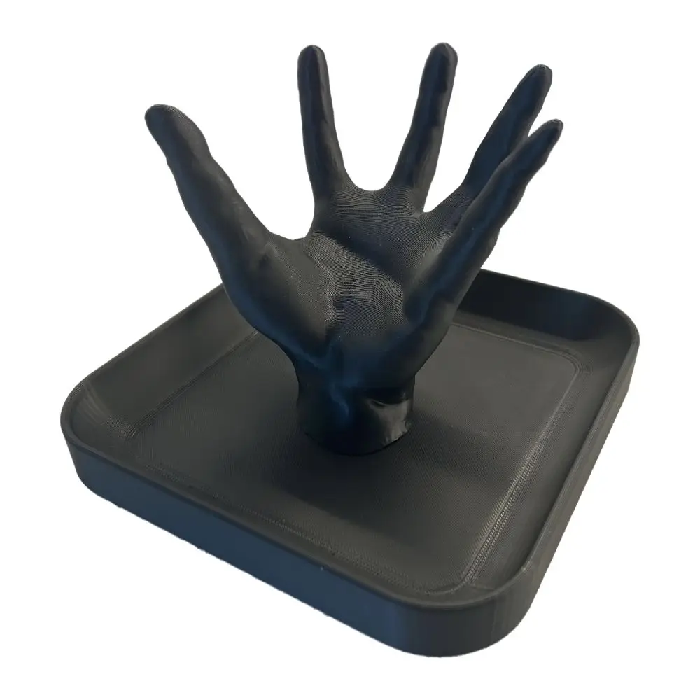 Open-palm Miscellaneous Item Storage Tray 3D Printed Realistic Hand-shaped Organizer Gothic Display Simulated Hand Jewelry Tray