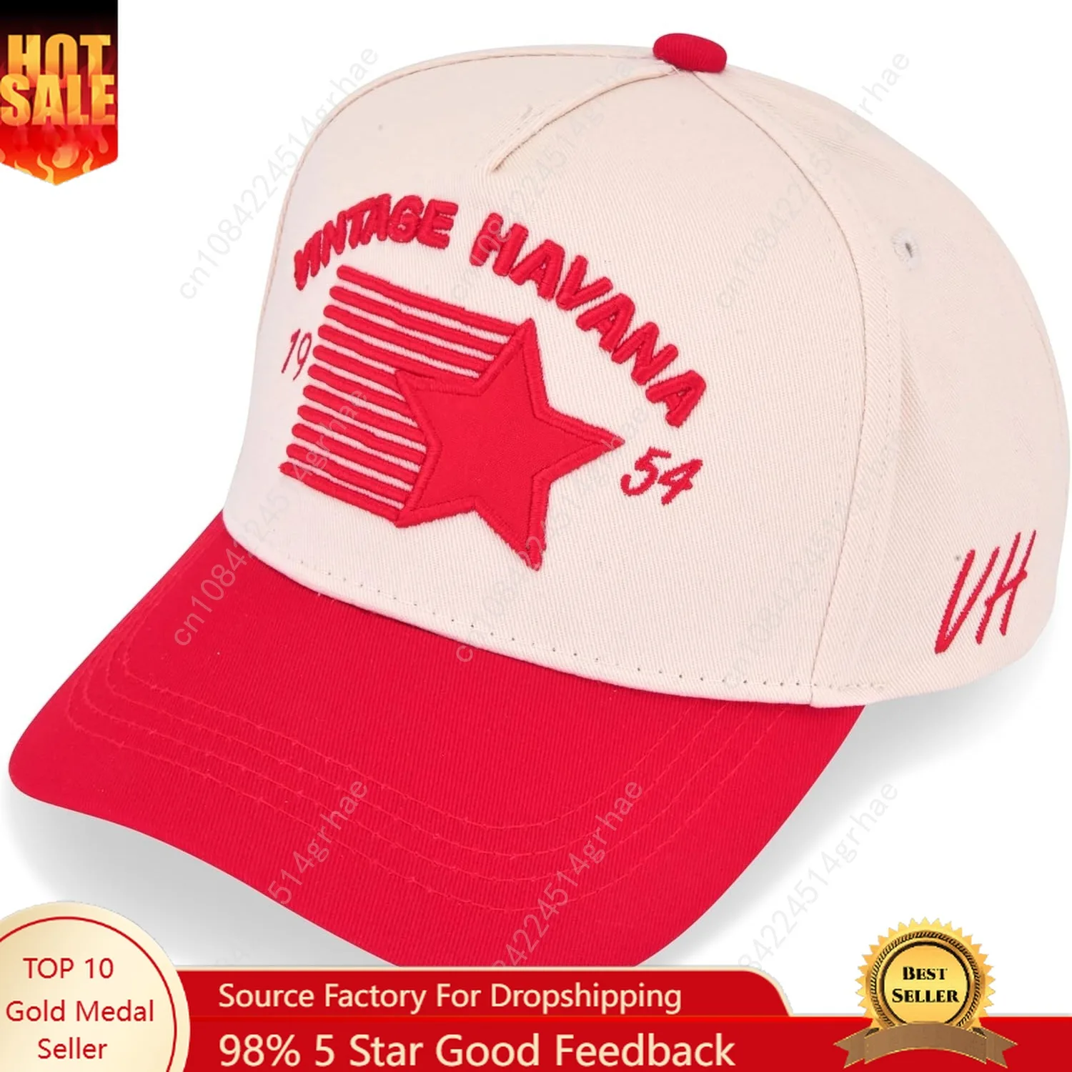 

VINTAGE HAVANA Trucker Hats Women & Men | Western Retro Snapback Hat | Cute Trendy Baseball Cap | Tan Black Green Navy