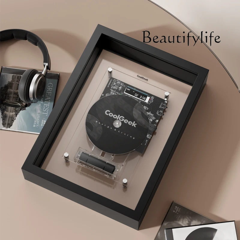 

Музыкальная фоторамка CD-плеер, динамическое искусство, подвесное изображение, Bluetooth-плеер, домашний интерьер, промышленная эстетика, креативный декор