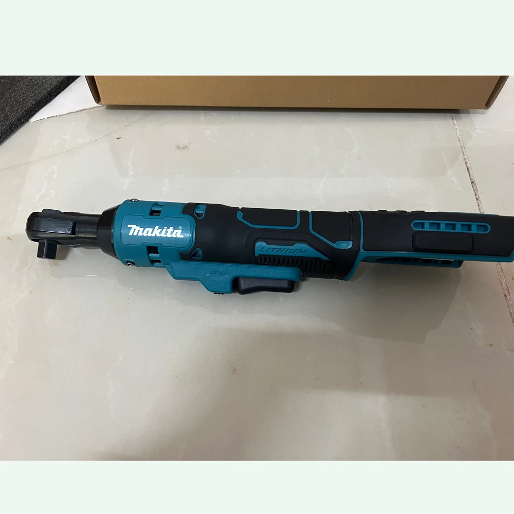 

Brushless Ratchet Right Angle 3/8 Wrench Cordless Driver Multifunction Variable Speed Power Wrench LED Pow Makita18V