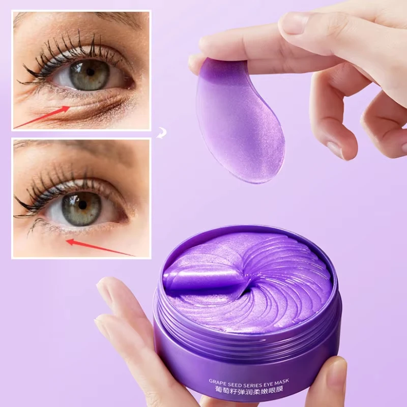 

Маска для глаз против старения, увлажняющая, против отеков, коллаген, устранение черных кругов, осветление тонких линий, отбеливание, уход за глазами, 30 пар