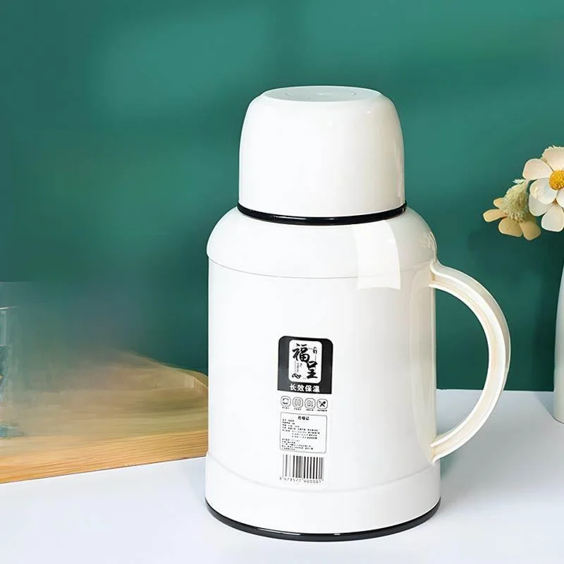 

Термос-чайник с большой емкостью и стеклянной внутренней колбой для горячей воды, для студентов, общежитий и домашнего использования, классический термос для чая