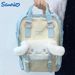 Sanrio Cinnamoroll Bags Y2k Cute Girl Cartoon Luxury Design Schoolbag Women Cute Trend Backpacks Tablet Bag Korean Shoulder Bag