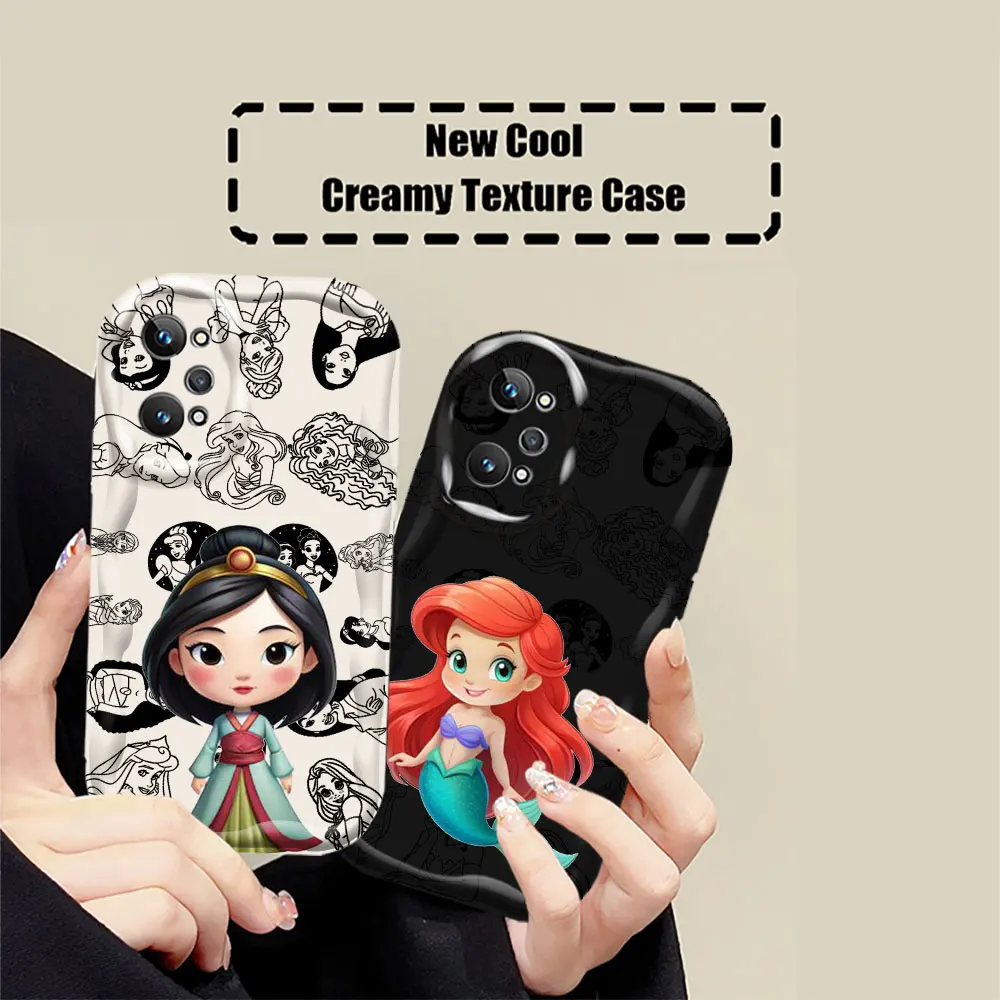 

Disney Princess Mulan Ariel Elsa Case For Realme C67 C65 C55 C35 C33 C31 C30 C21 C21Y C20 C15 C12 C11 12 11 10 8 PRO PLUS Cover