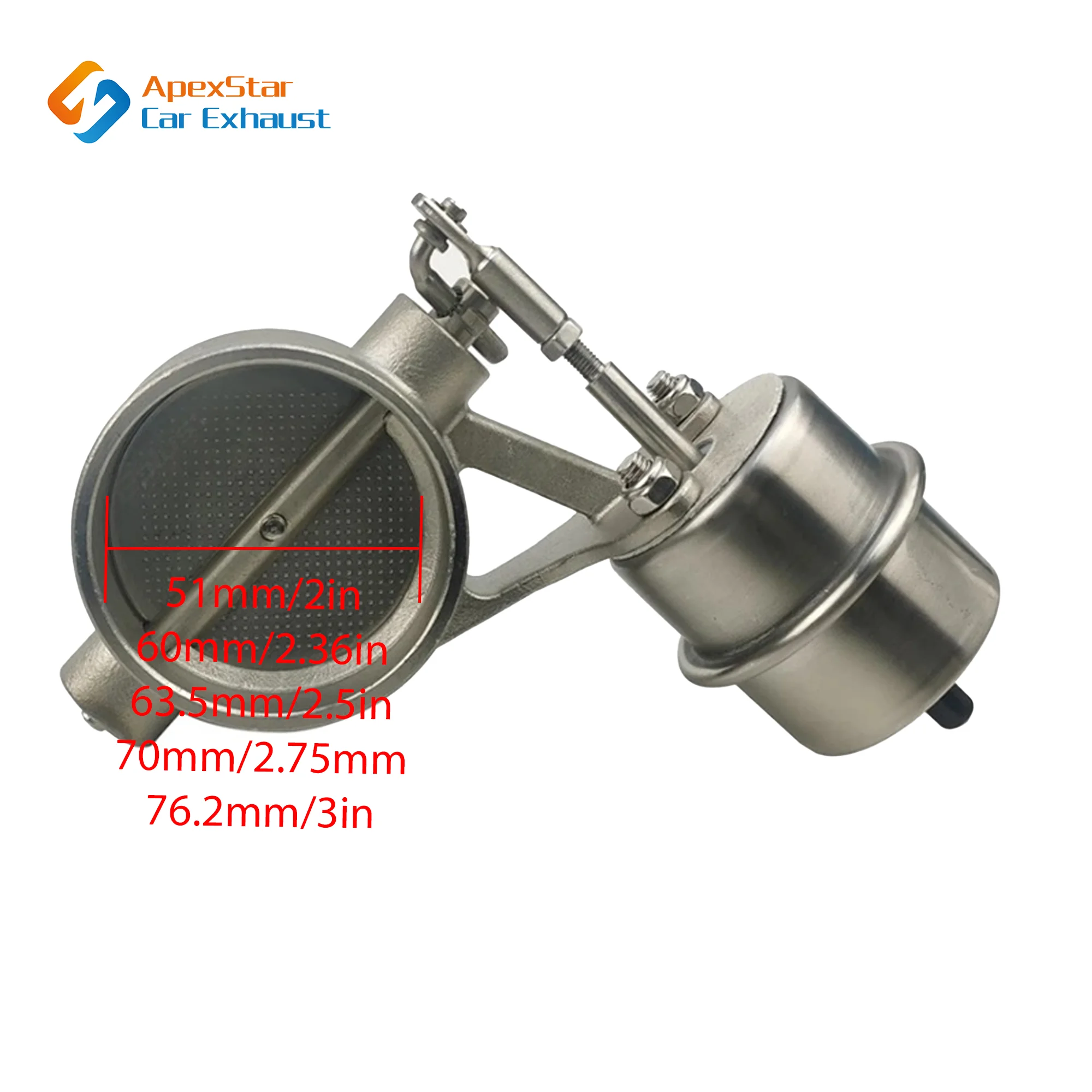 ApexStar Car Exhaust Pipe System Valve dampers Control Sets Vacuum Controller Device Remote Controller Switch Universal