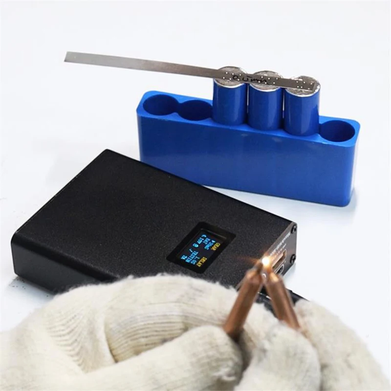 Portable Spot Welder Digital Display Handheld Small 18650 Lithium Battery Mobile Power DIY Kit Full Set of Accessories Butt weld