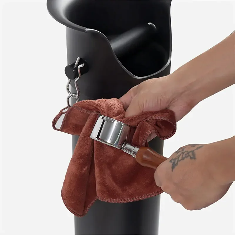 Barile di scorie ad alta capacità per caffè, bar commerciale, barile di scorie in polvere di plastica, scatola di scorie che bussa, apparecchi di supporto