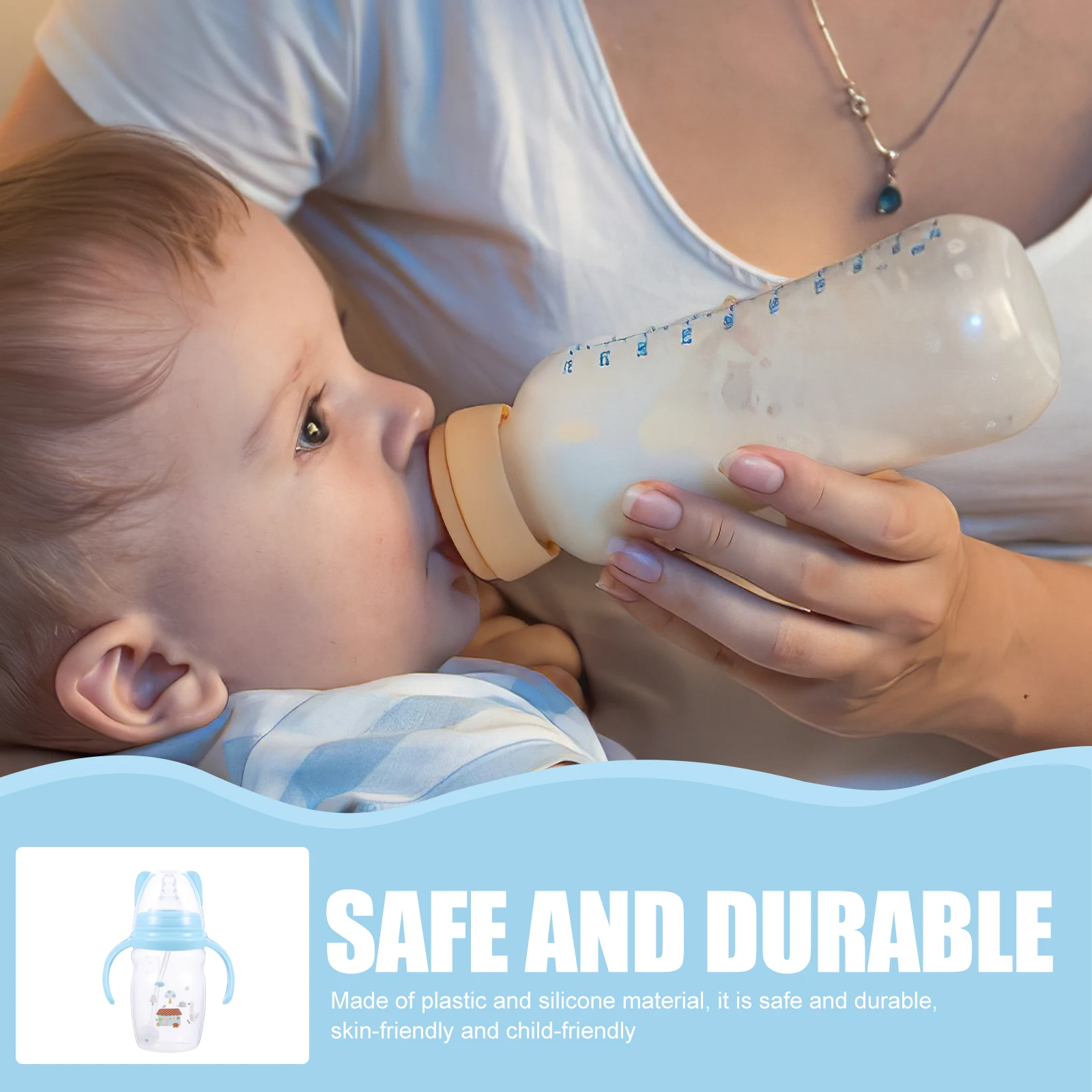 

1 шт., бутылочка для воды против молока, прочная, легкая, портативная, чашка для кормления ребенка, бутылочка для молока для младенцев