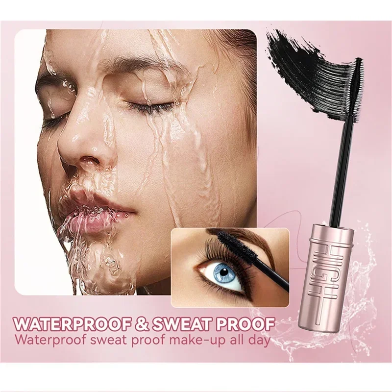 Eyelashes Lengthening Mascara Waterproof Thick Thin Long Lasting Curling Silky Lash Eyelashes Extension Mascara Cream Eye Makeup