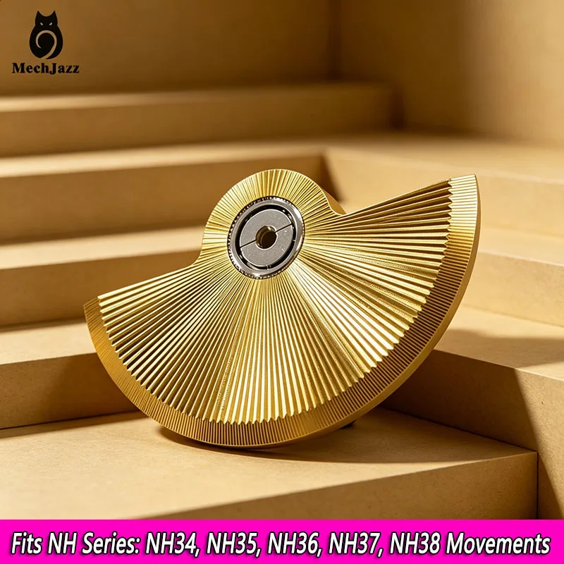 

Compatible with NH Series Movements, Sunburst Pattern Oscillating Weight, Modified Watch Rotor Parts for NH34 NH35 NH36 NH37