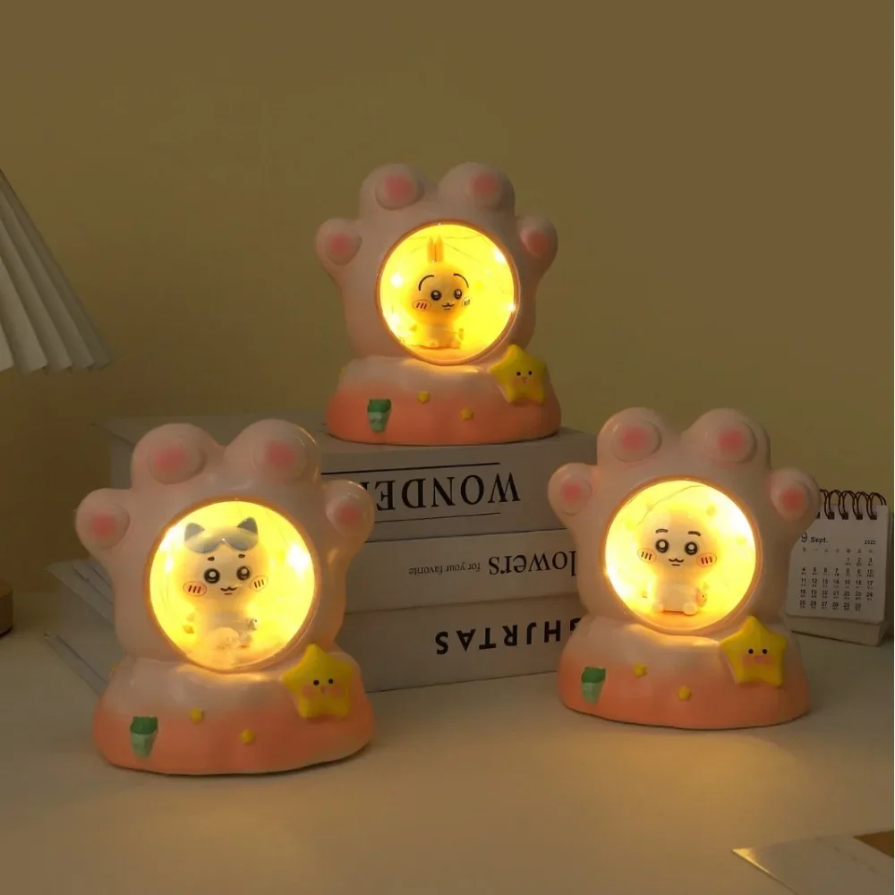 

Anime Peripheral Kawaii Cute Chiikawa Cartoon Originality Bedroom Furniture for Display Night Lamp Decoration Children Gift