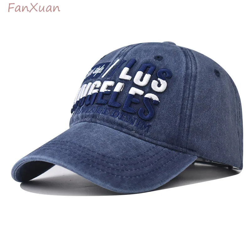 Vintage Baseball Cap Letters Embroidery Snapback Hat for Men Women Cap Hip Hop  Adjustable Washed Cotton Sun Hat Unisex
