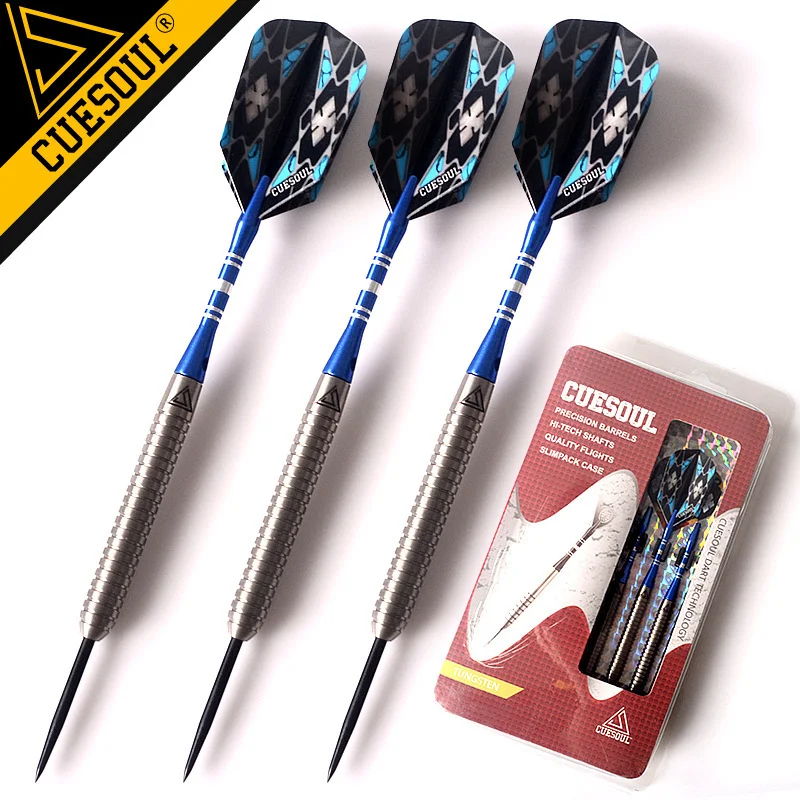 3PCS CUESOUL 24g Steel Darts With Tungsten Darts Barrel And Aluminum Shafts