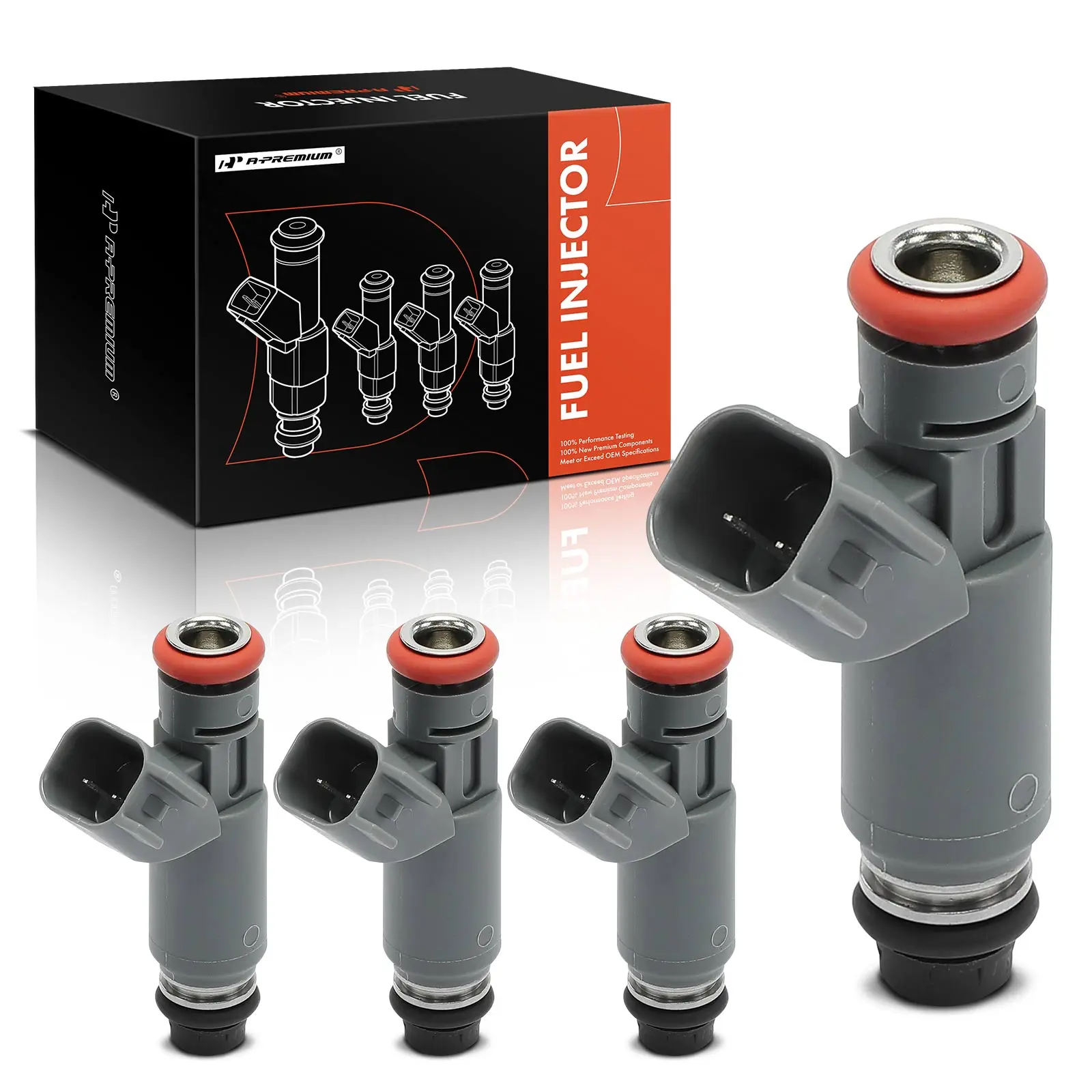 A-Premium 4Pcs Fuel Injectors for Jeep Wrangler TJ 2005-2006 Liberty 2004-2005