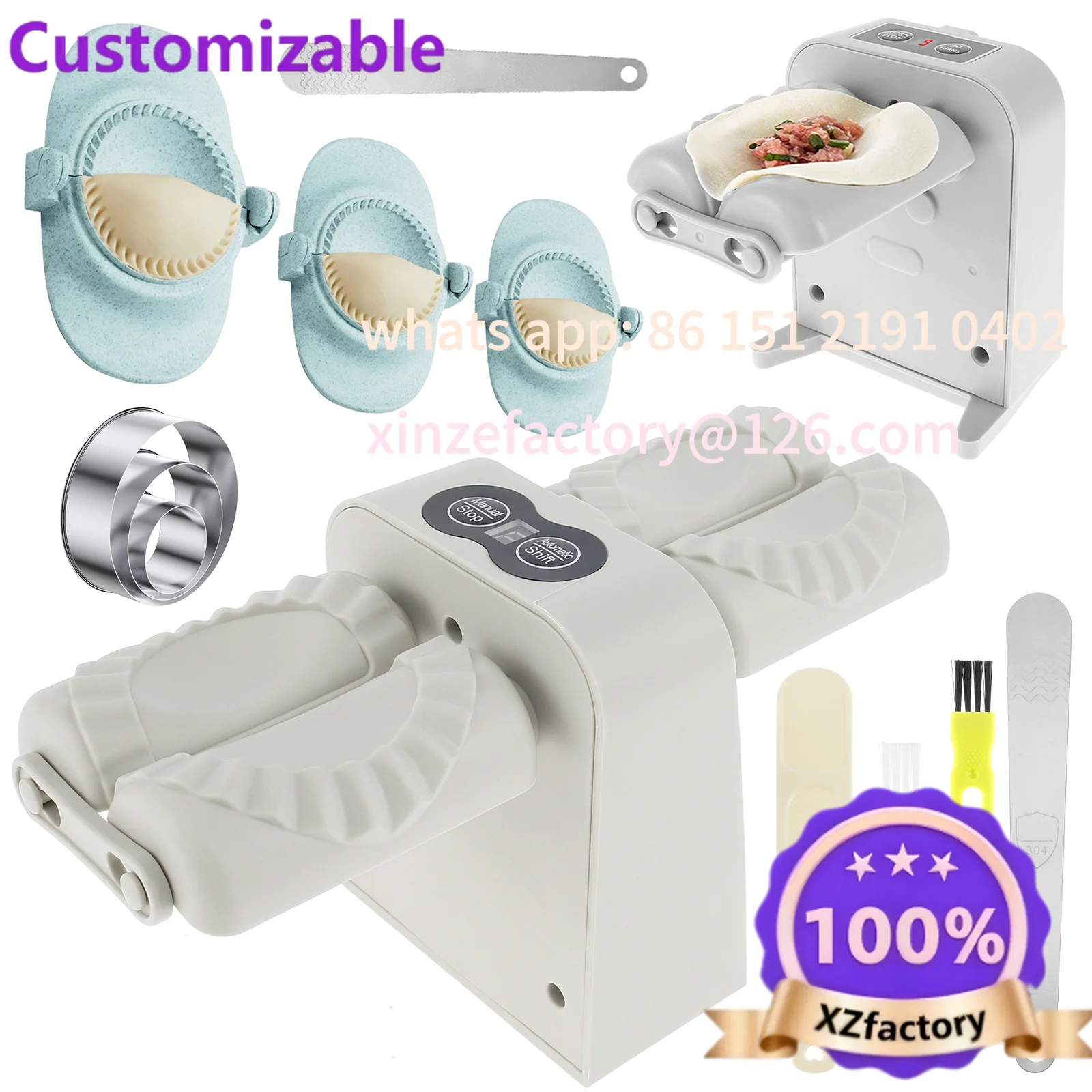Customizable Automatic Dumpling Maker Machine Dumpling Skin Pressing Mould Dumpling Machine Home Gadgets Kitchen Access