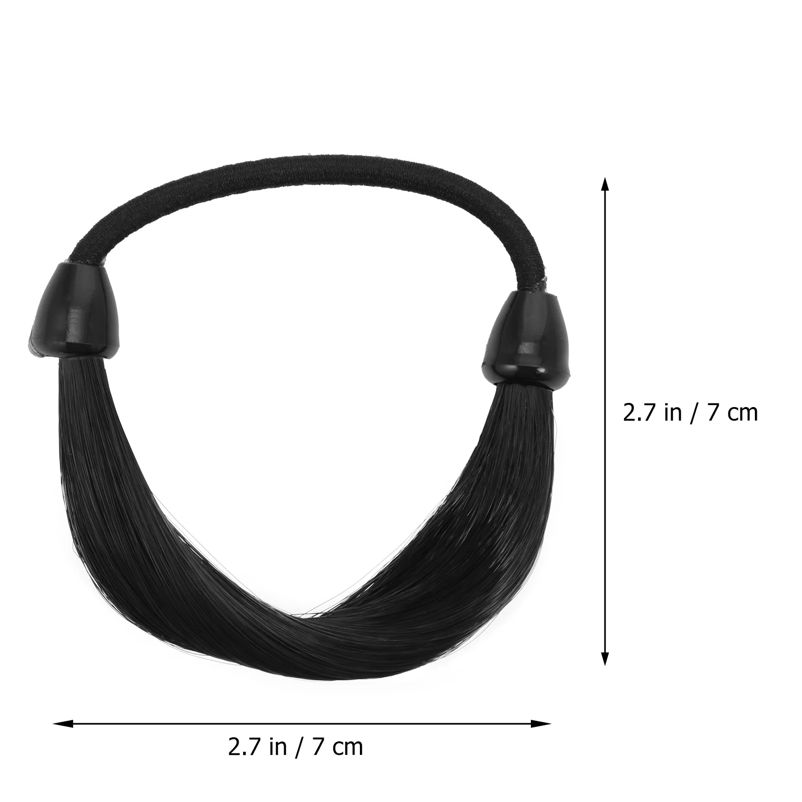 

6 Pcs Elastic Hair Band Buckles Girl Goth Ribbon Accessories for Braids Ponytail Ropes Women Headdress Bands Ties