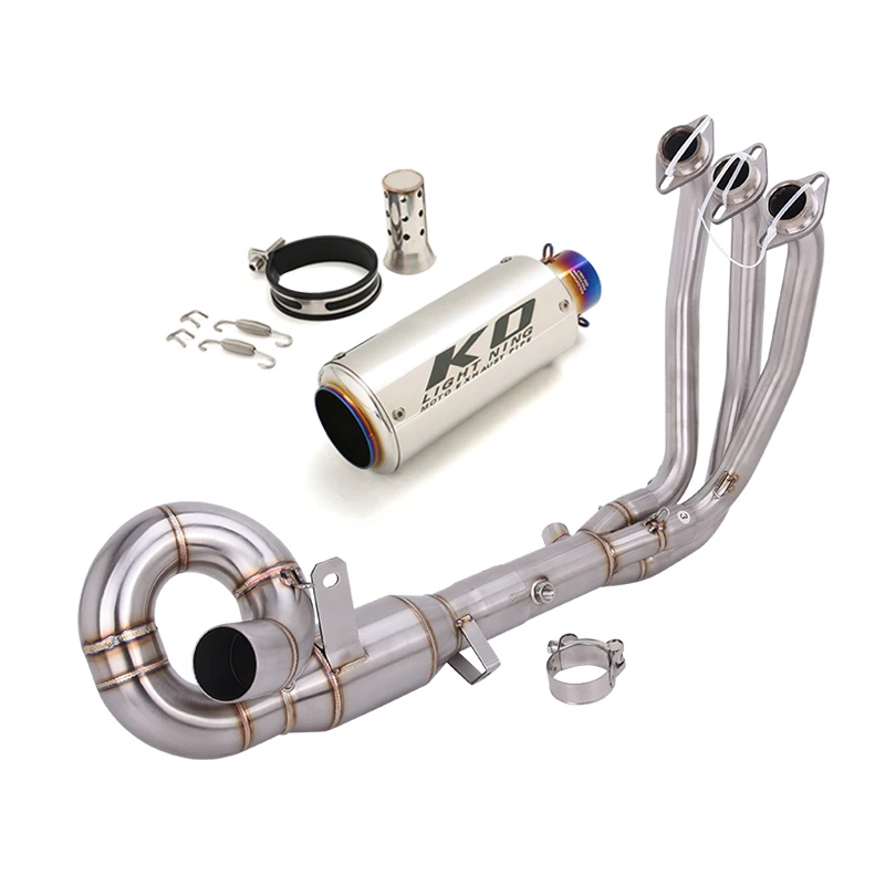 51MM Systeem Voor CF-Moto 675SS 675SR 24-2026 675NK 25-26 Motorfiets Uitlaatdemper Front Header Pijp Roestvrij staal Slip Op EU