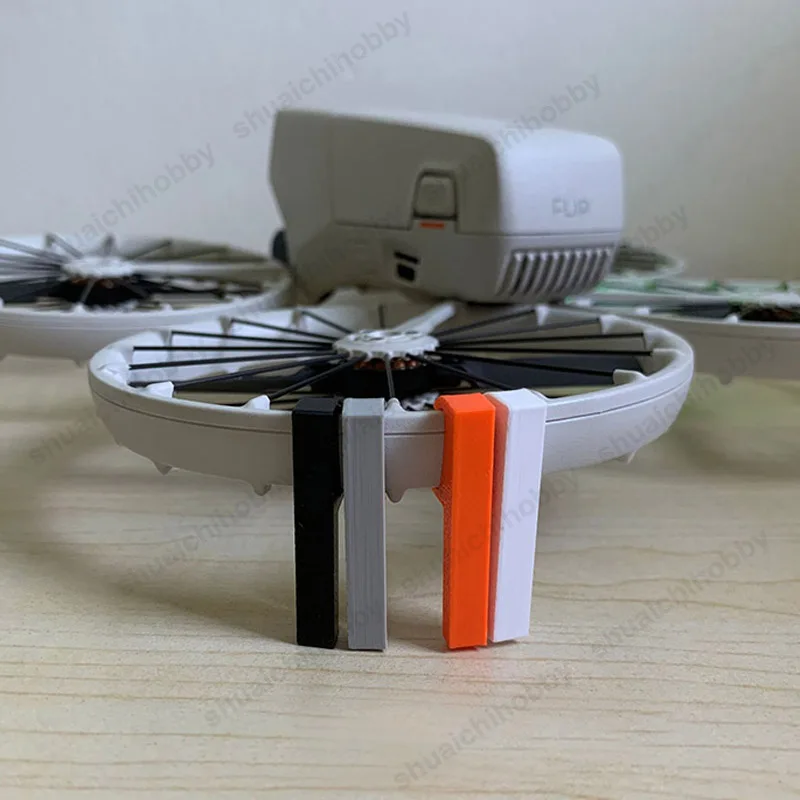 2 STUKS Hoogte Toenemend Frame voor DJI Flip Drone RC Vliegtuig Rack Achter Propeller Ring Bescherming Gemodificeerde Stand Accessoires