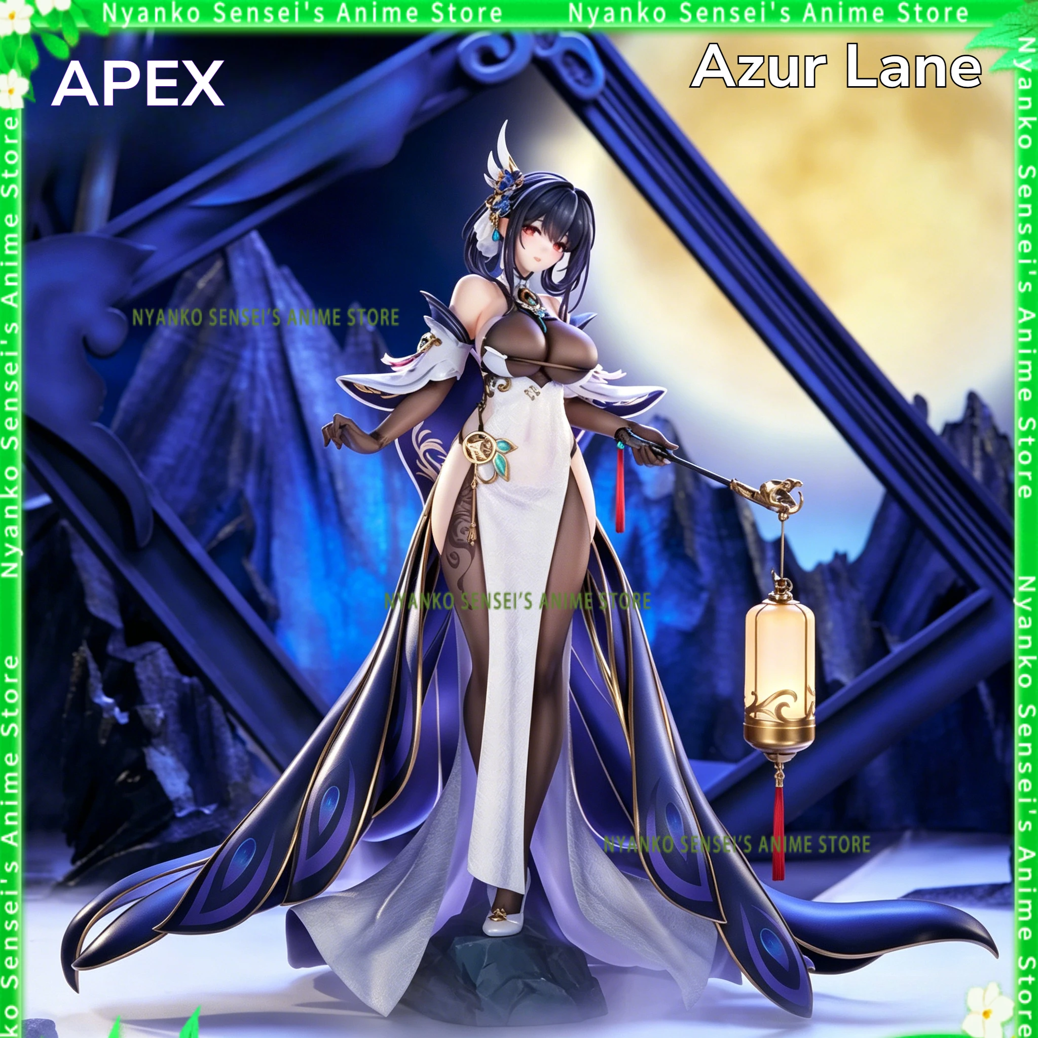 

Pre-sale APEX Toys Azur Lane Chen Hai Kai 1/7 Scale Figure 31cm Anime Model Toy Doll Gift Trendy Desktop Collectibles