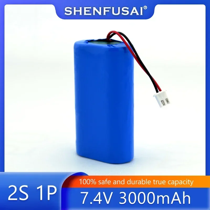 7.4V 2S1P 18650 rechargeable lithium battery Suitable for projectors, speakers, wireless monitoring, toy accessories