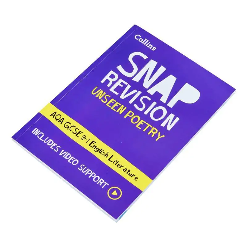 دليل مراجعة مختارات الشعر الغيب AQA مثالي لـ 2025 و2026 امتحانات كولينز GCSE الصف 91 SNAP مراجعة 9780008551568