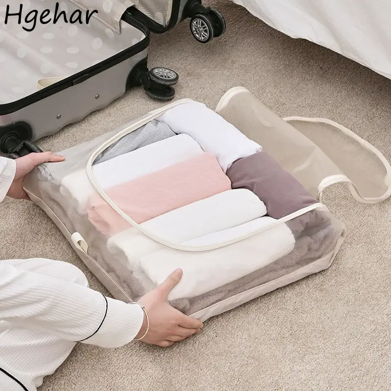 Mesh Clothing Covers Large Capacity Breathable Transprent Portable Mildew-proof Storage Bags Travel Dust-proof Clothes Organizer