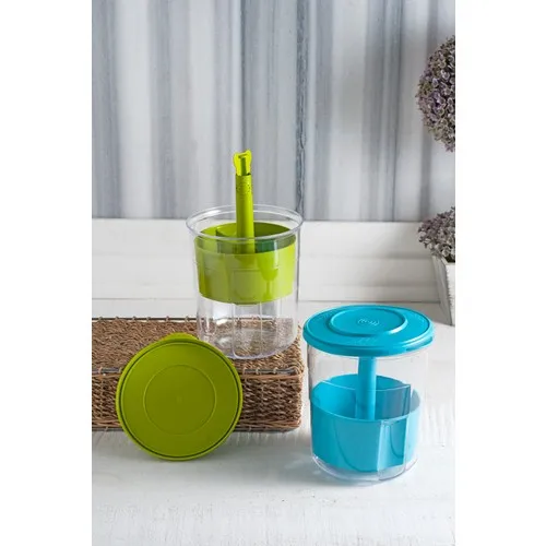 Nefnefhome _ Bager 2'li Olive Storage Container (1500 Ml)