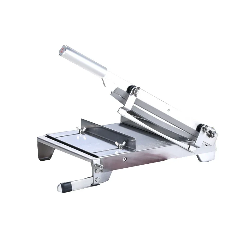 Chicken Duck Fish And Sheep Bone Cutting Saw 13.5 Inch Meat Slicer Manual Cutting MachineStainless Steel Bone Slicer