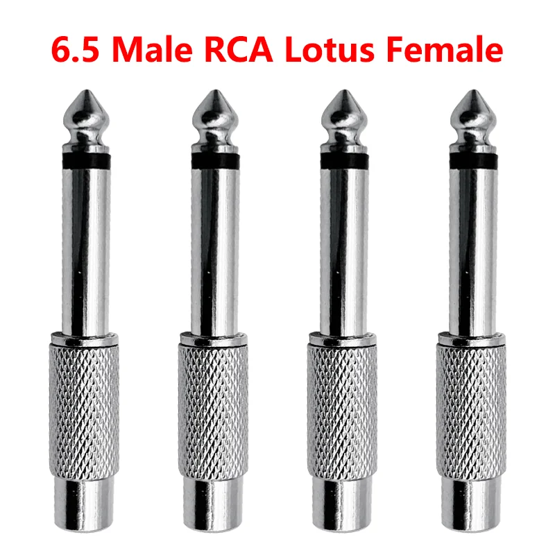 

Headphone Adapter 6 35 mm Male to RCA Lotus Female Mono Consonant Jack Adapter Easy Installment