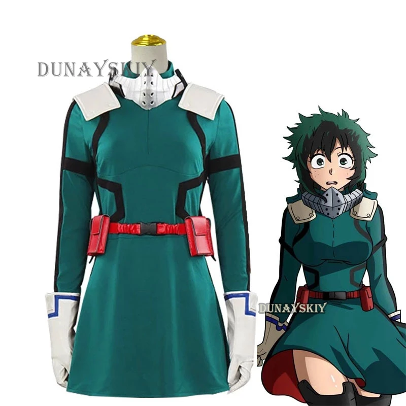 Izuku Midoriya Cosplay Lady Nagant Uniform Costume Dress Outfits Halloween Carnival Suit Customize Any Size