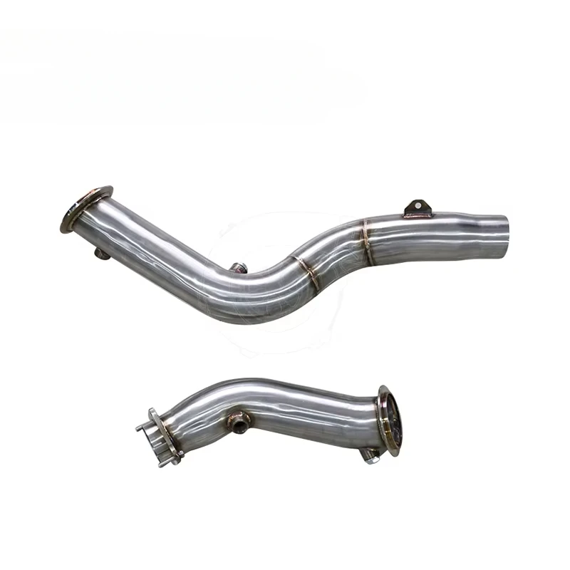 Stainless Steel M PERFORMANCE Exhaust Downpipe for bmw F80 F82 M3 M4 S55 14+