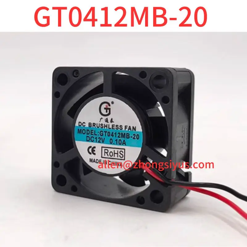 New Guangtongtai 4020 12v0.10A GT0412MB-20 4cm inverter power supply ultra-quiet ball wind