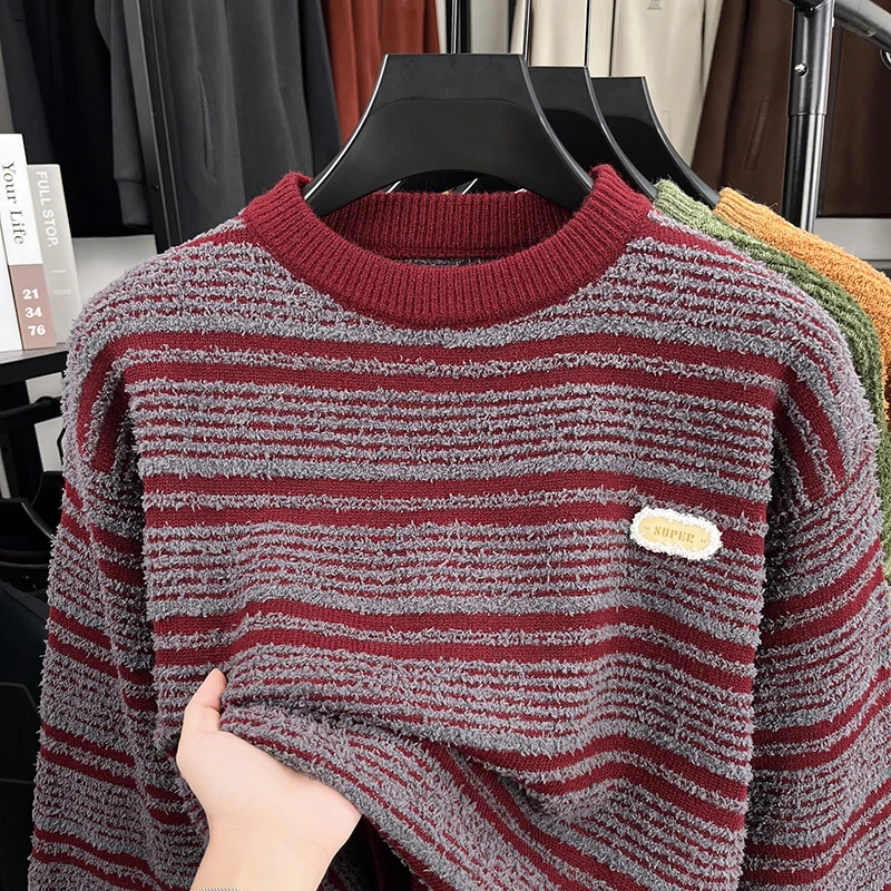 

New Autumn and Winter Sweaters, Thread Jackets, Thick and Warm Knitted Base Jackets, Tops