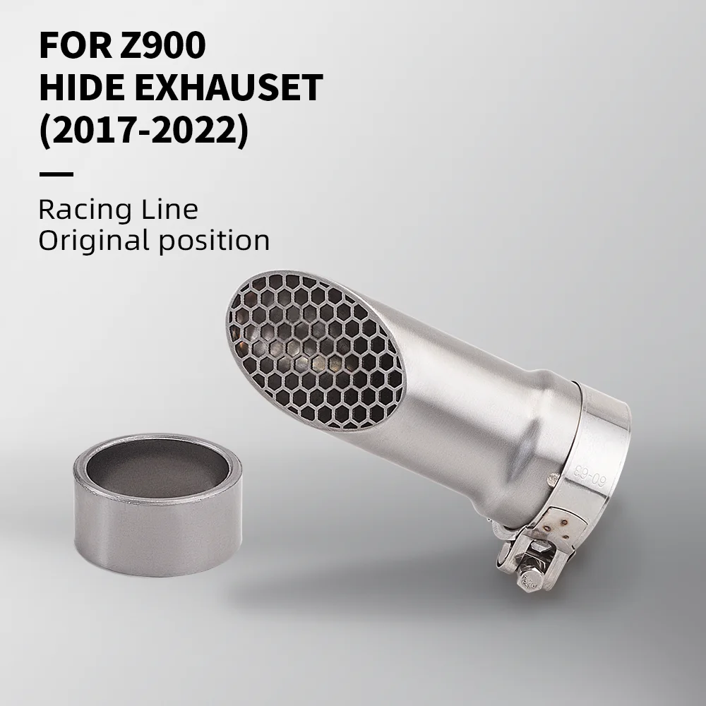 

Надеваемая выхлопная система мотоцикла для Z900 Z900e A2, глушитель из нержавеющей стали с сеткой 2017-2022 гг.