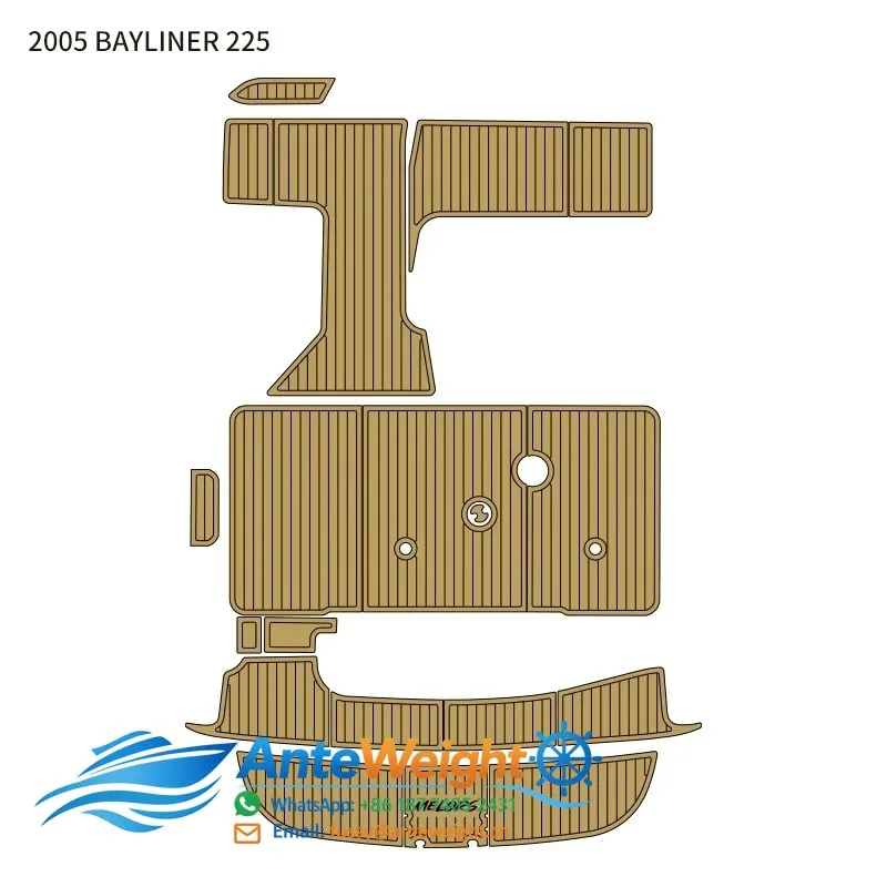 Precision Cut Marine Decking EVA Foam Boat Flooring for 2005 Bayliner 225