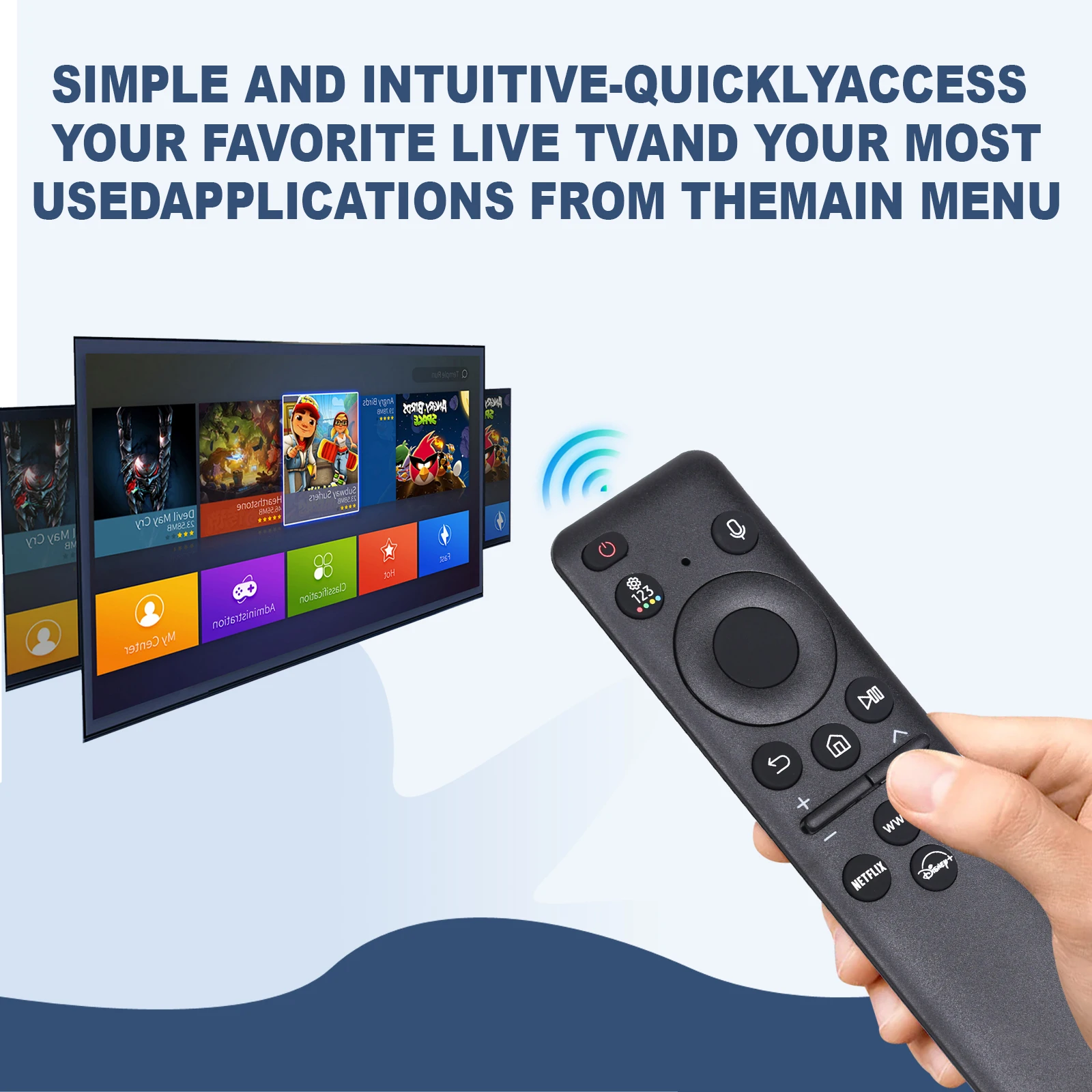 Replacement Voice Remote Control BN59-01432J sub BN59-01432A BN59-01432D BN59-01455F Compatible with Samsung QLED 4K UHD SmartTV image 5
