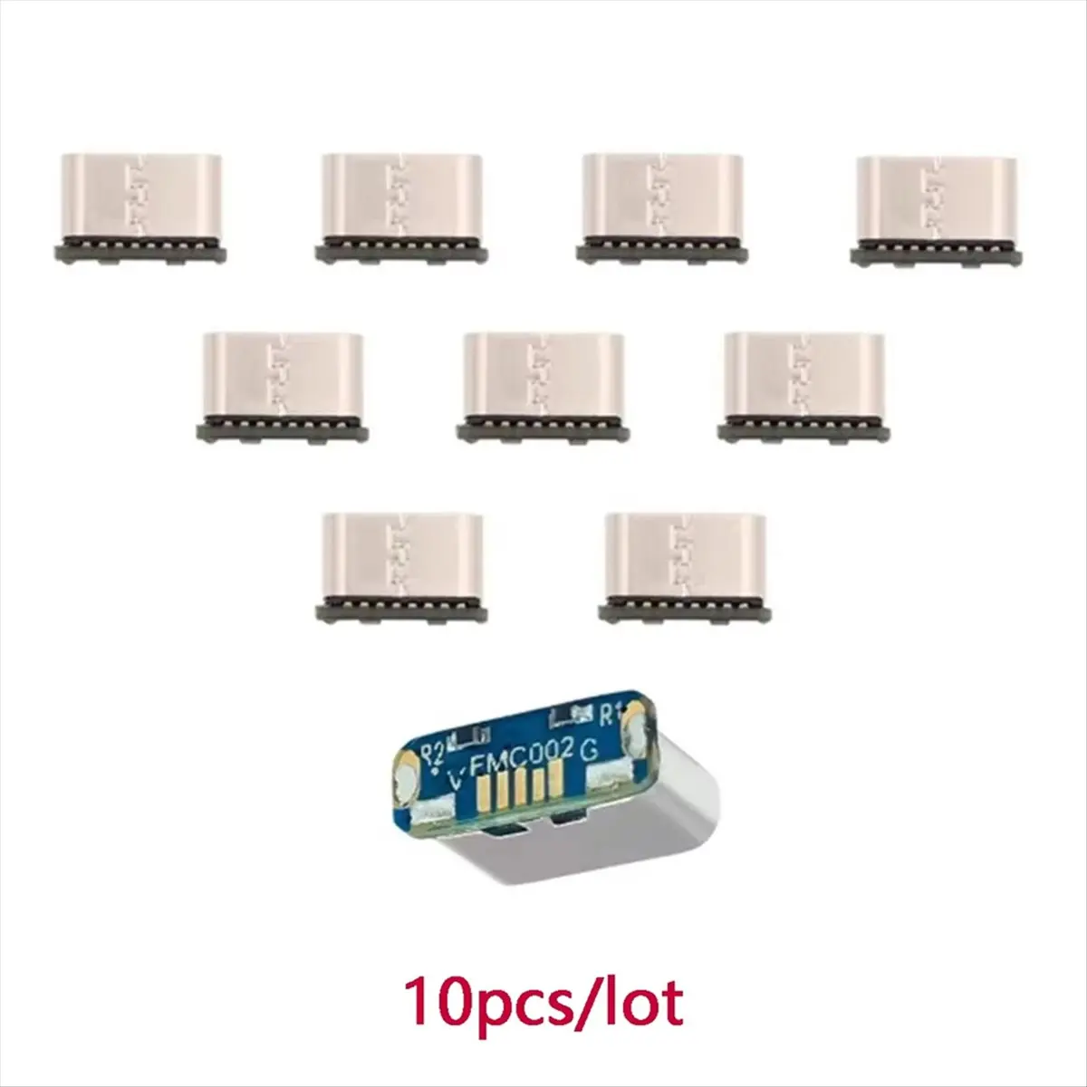 RECOMENDAR】10Pcs USB Connector Type C Female Jack 5Pin SMD SMT Type-C Socket Charging Port Type-C Female Socket Connector