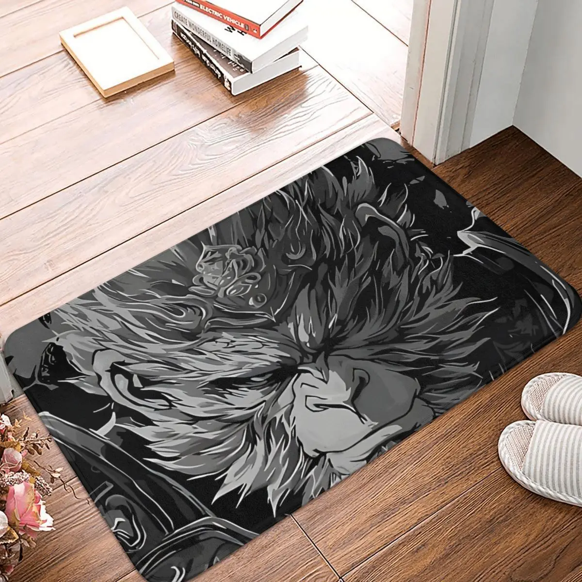 Game Kitchen Non-Slip Carpet B-Black Myth Wukong Bedroom Mat Entrance Door Doormat Home Decoration Rug