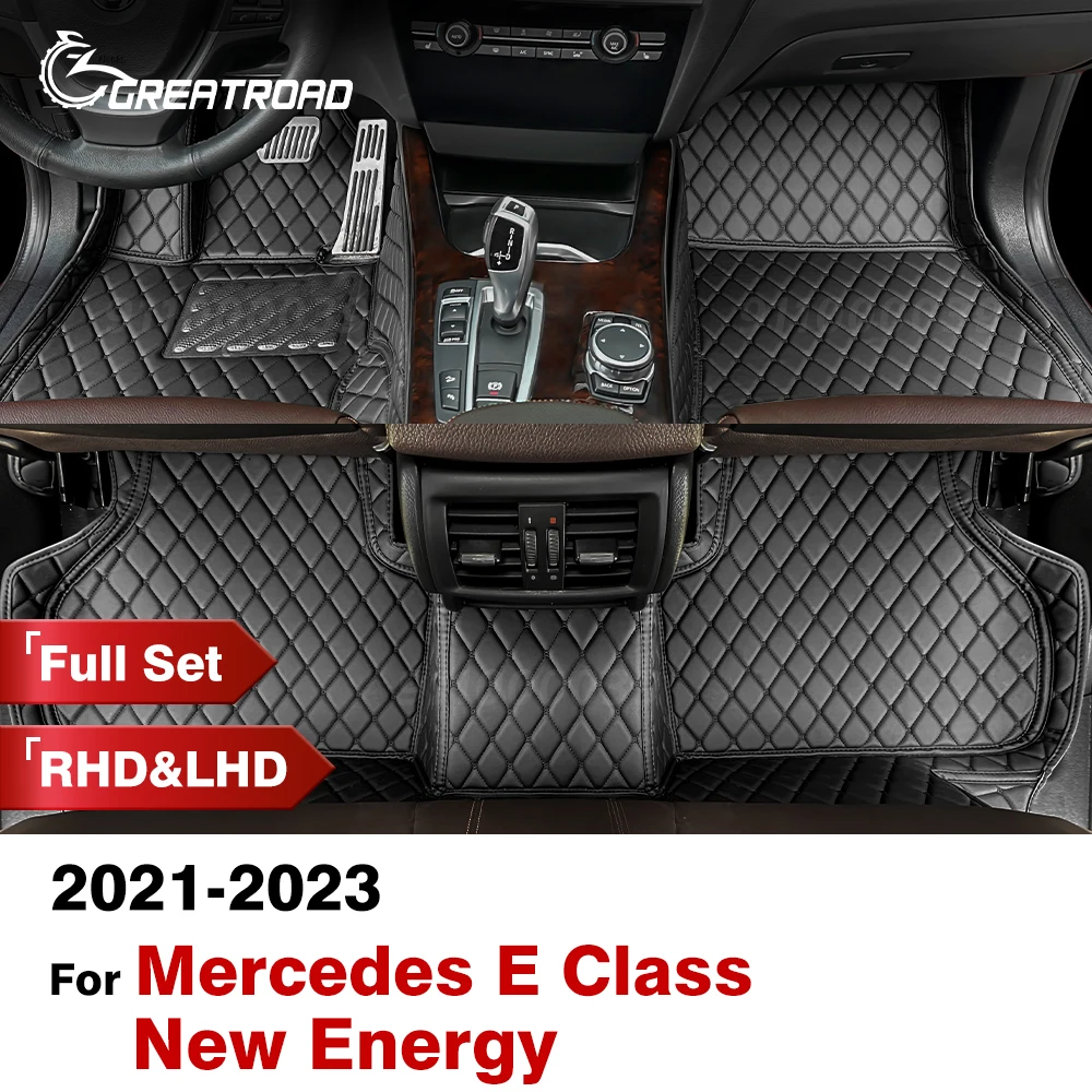 

Автомобильные коврики для Mercedes Benz E Class New Energy 2021-2023, под заказ, автомобильные накладки на ножки, коврик, аксессуары для интерьера