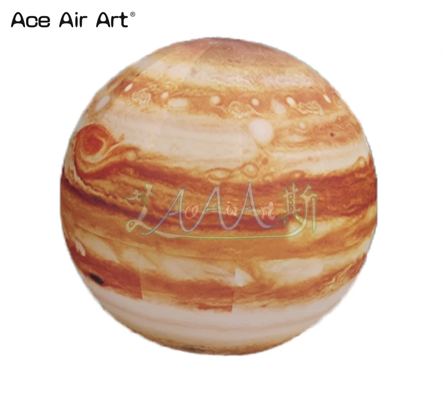 Portable Inflatable Planets Balloon Airblown Jupiter Model For Outdoor Indoor Educational Props Made By Ace Air Art